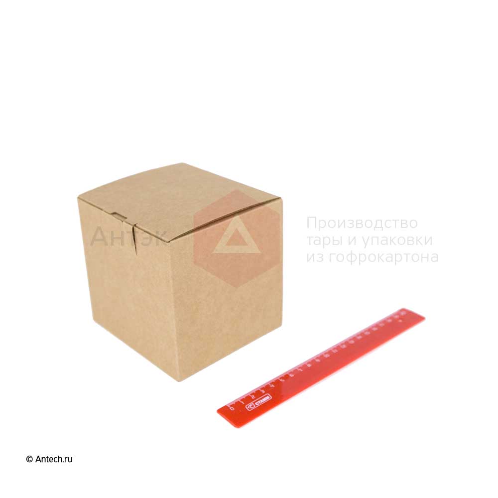 Коробка маленькая с крышкой 125*115*120 МГК Т−24E бурая (фото 3) – купить в Москве