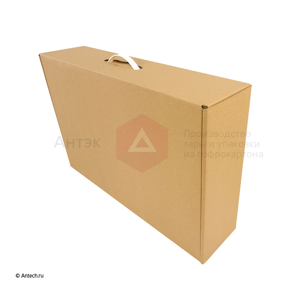 Коробка-чемодан с ручкой 600*400*140 Т−24B бурый (фото 5) – купить в Москве