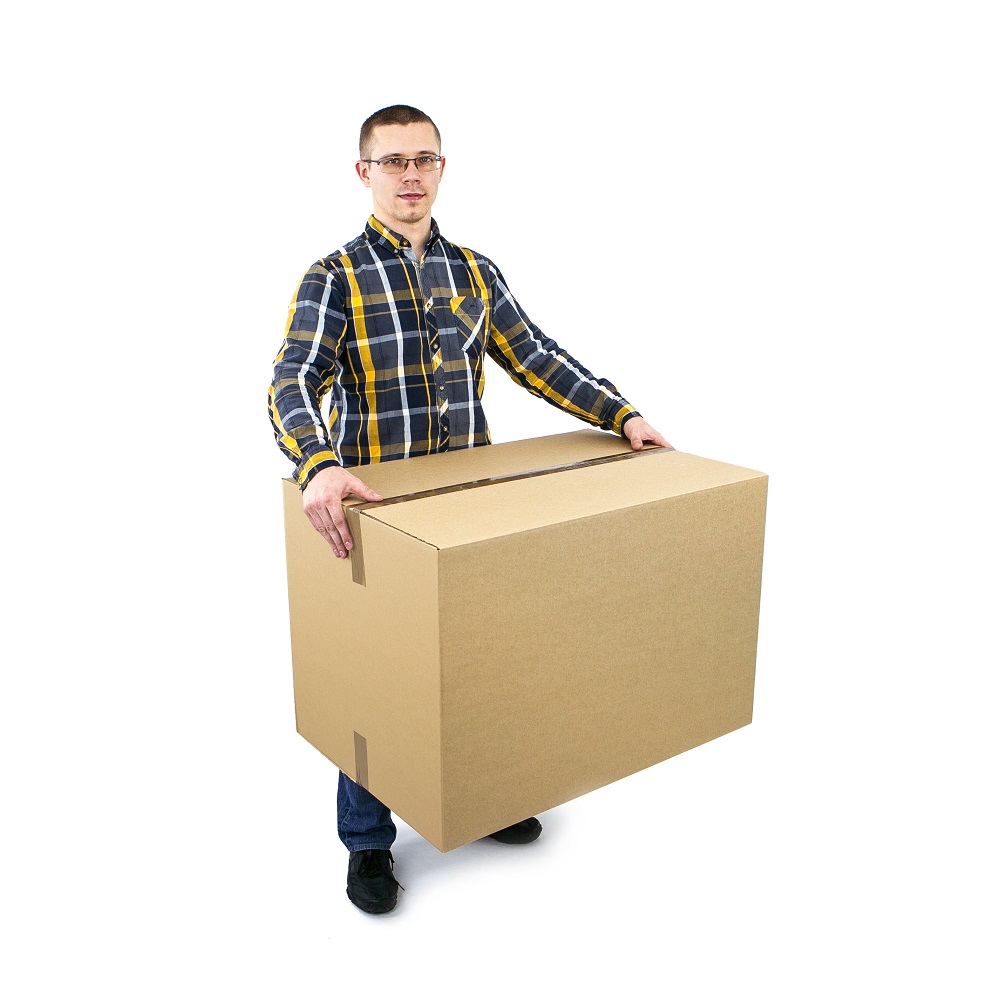 Большая картонная коробка 800мм*550мм*550мм Т−24B бурый (фото 2) – купить в Москве