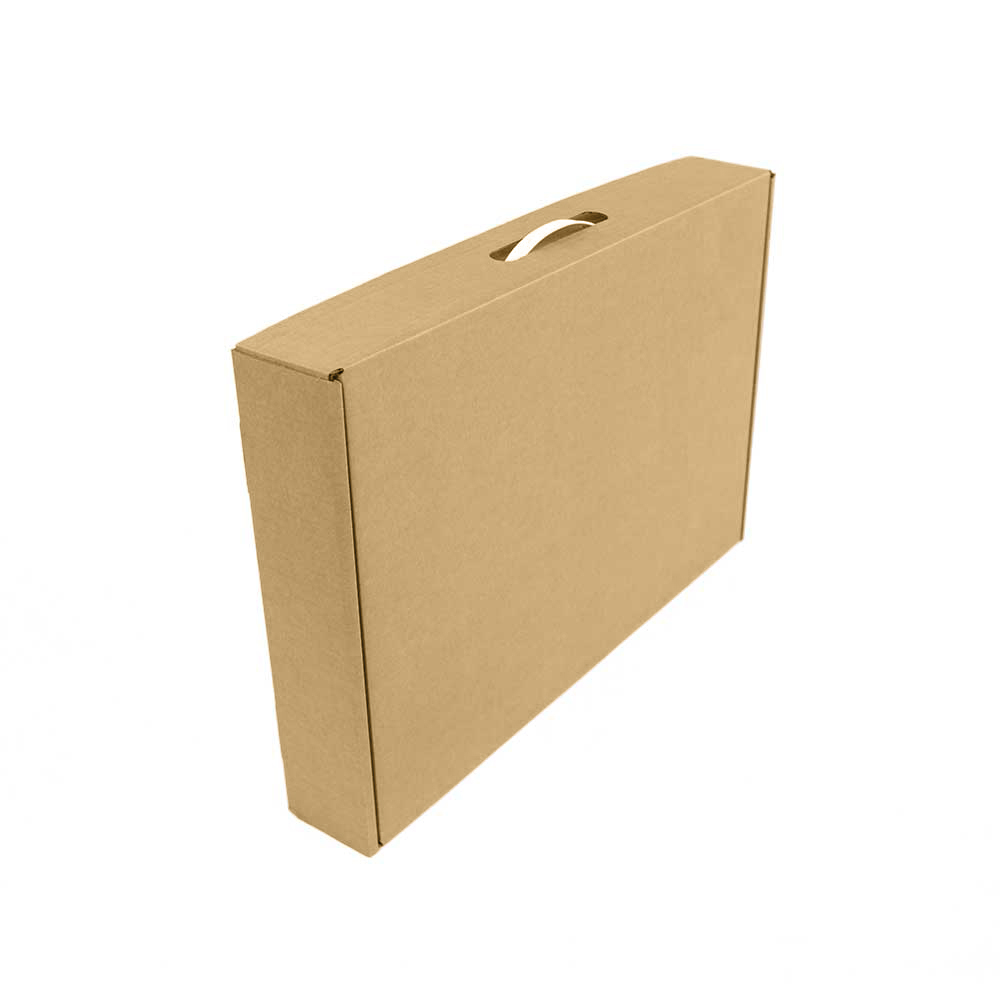 Коробка-чемодан с ручкой 543*375*82 Т−24B бурый (фото 1) – купить в Москве