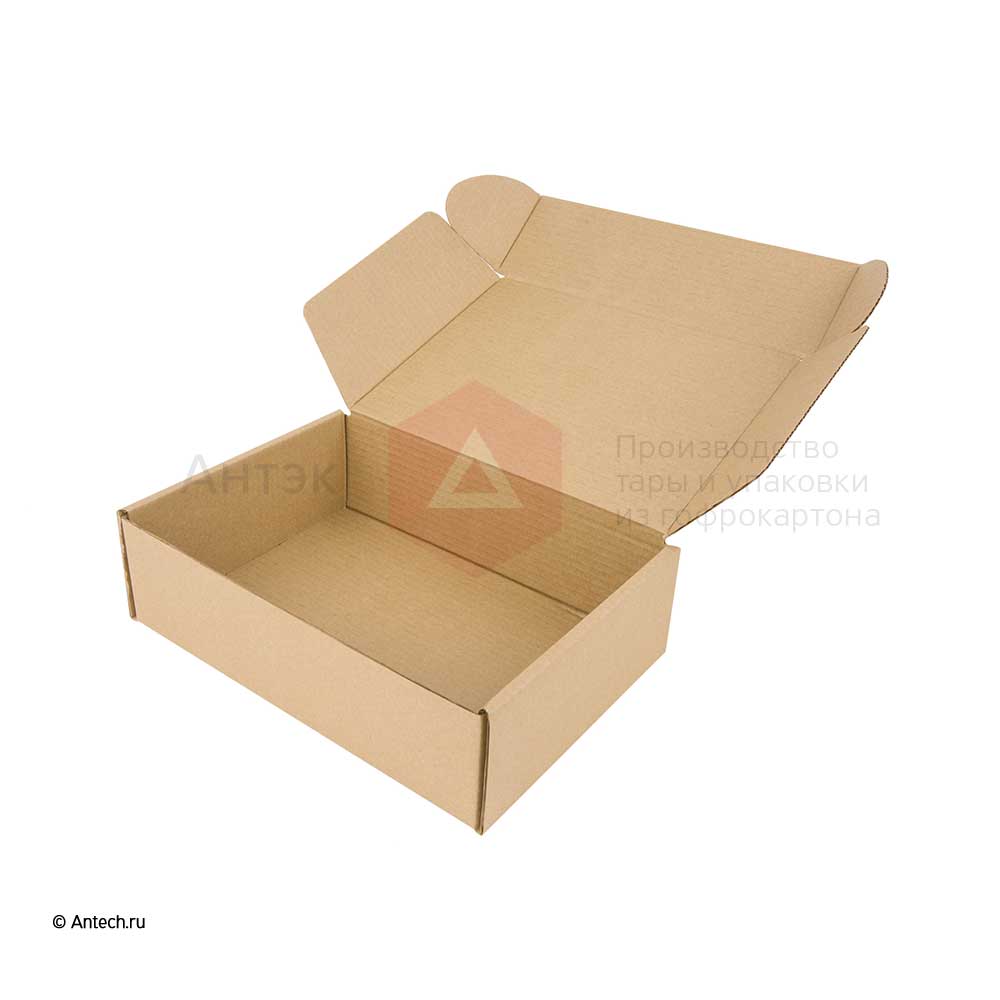 Самосборная коробка 290*215*85 Т−24B бурый (фото 2) – купить в Москве