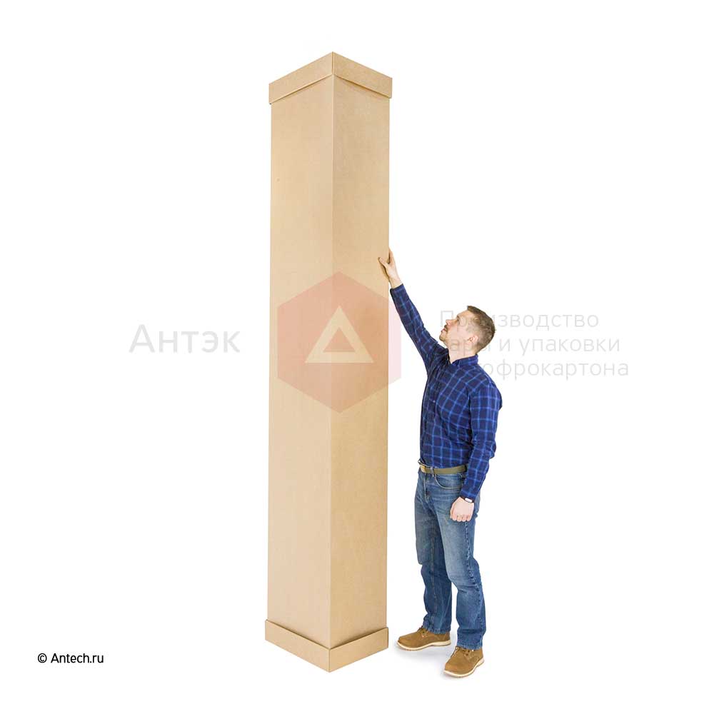 Длинная коробка-тубус 500мм*400мм*3000мм Т−24B бурый (фото 6) – купить в Москве