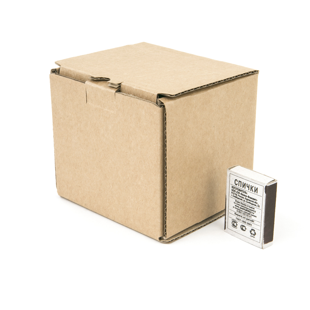 Маленькая картонная коробка 100*100*100 Т−24B бурая (фото 9) – купить в Москве