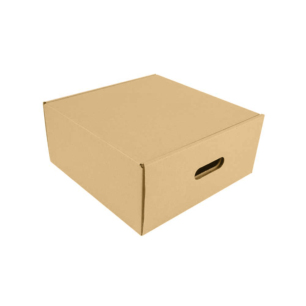 Самосборная коробка 370*370*165 Т−24B бурый (фото 1) – купить в Москве