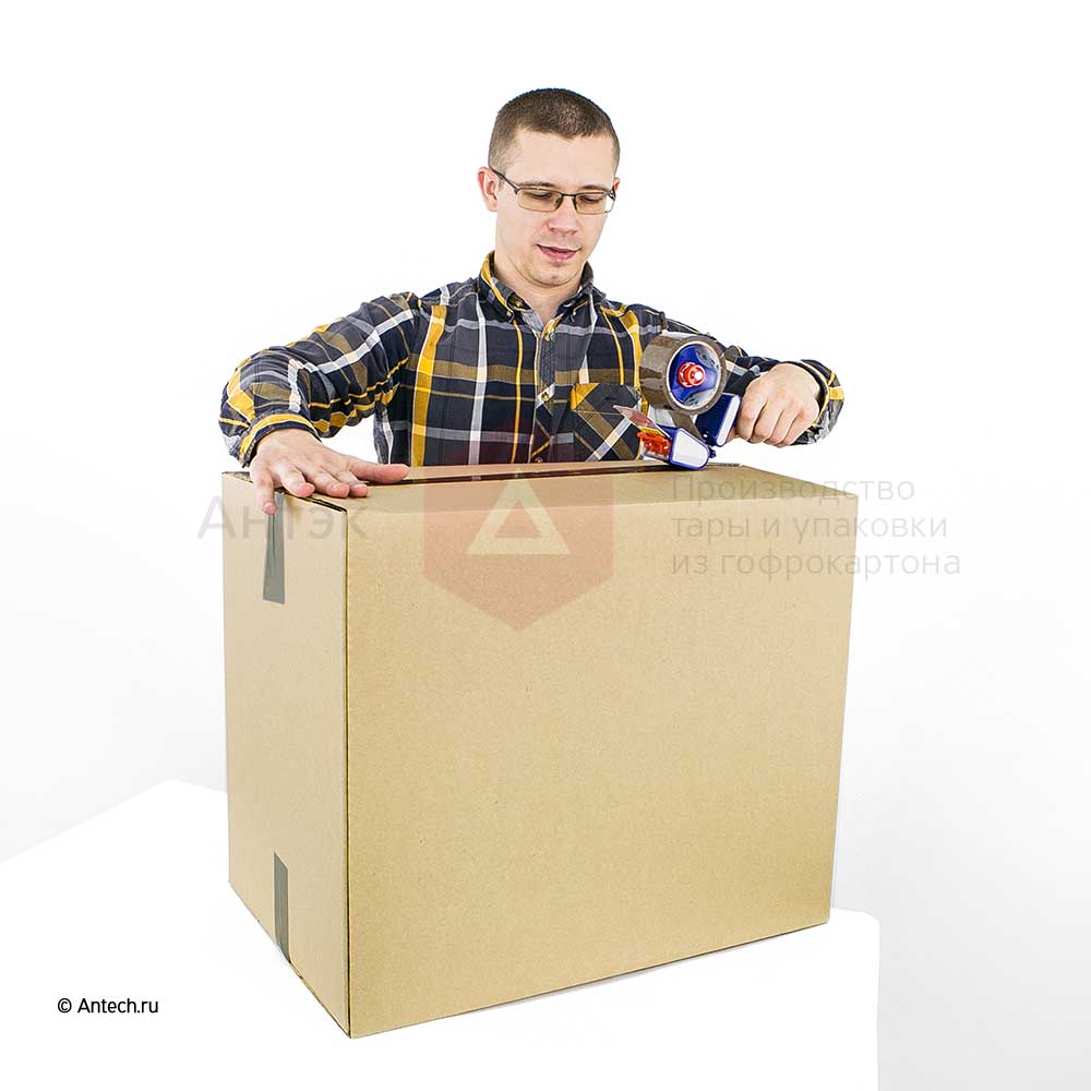 Картонная коробка 600мм*400мм*500мм П−32BC бурый (фото 4) – купить в Москве