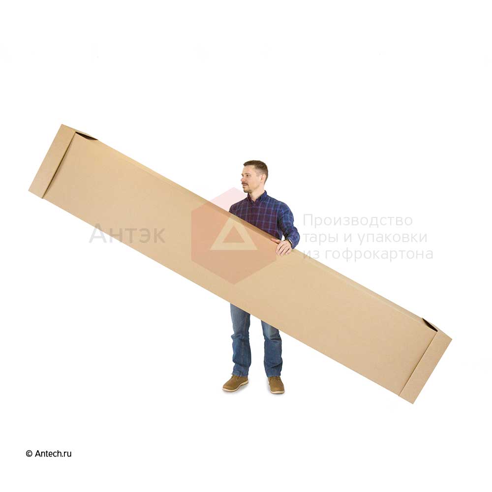 Длинная коробка-тубус 500мм*400мм*3000мм Т−24B бурый (фото 4) – купить в Москве