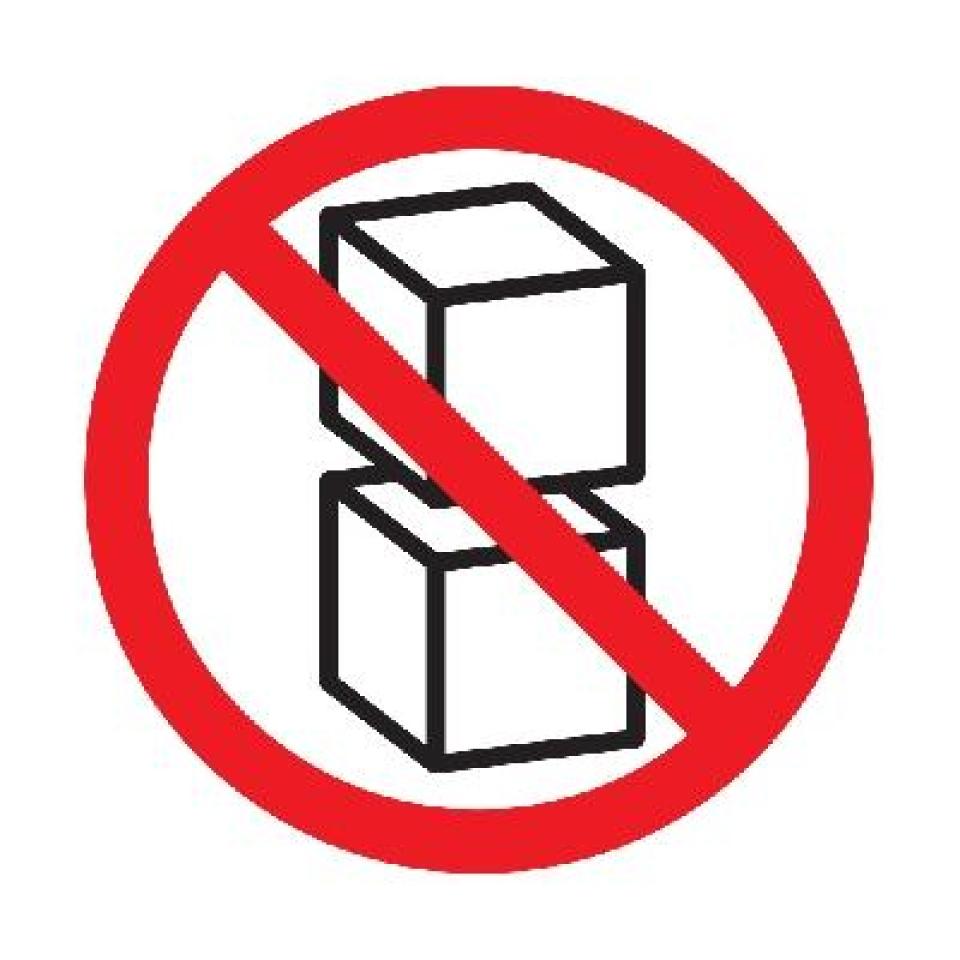 Не штабелировать (Don't stack)