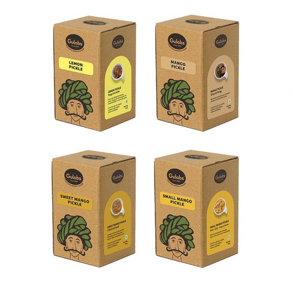 Gulabs - упаковка для индийских продуктов