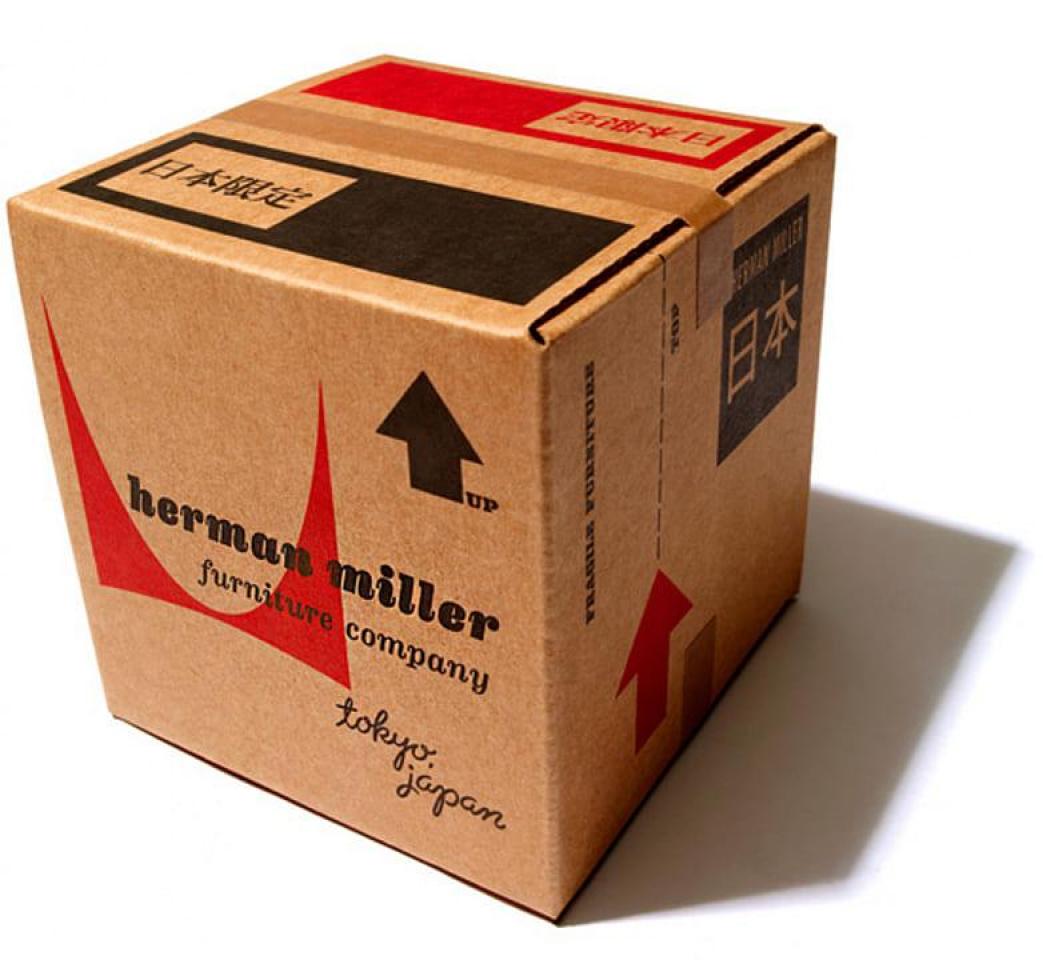 Дизайн упаковки для рекламных кубиков Herman Miller