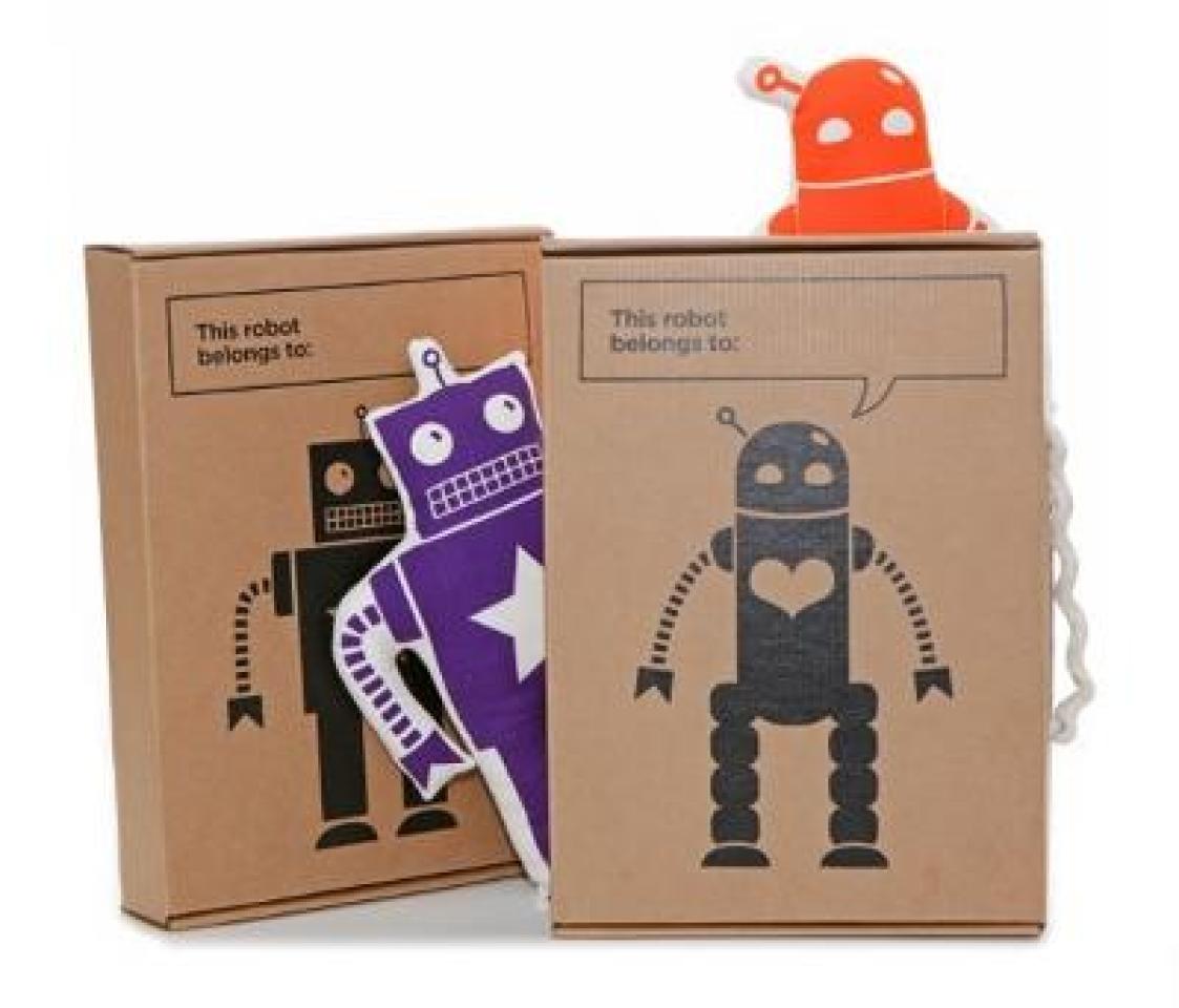 Коробка для упаковки EBK Robots