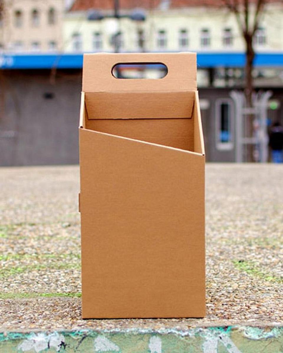 Packtasche велосипедная сумка из гофрокартона