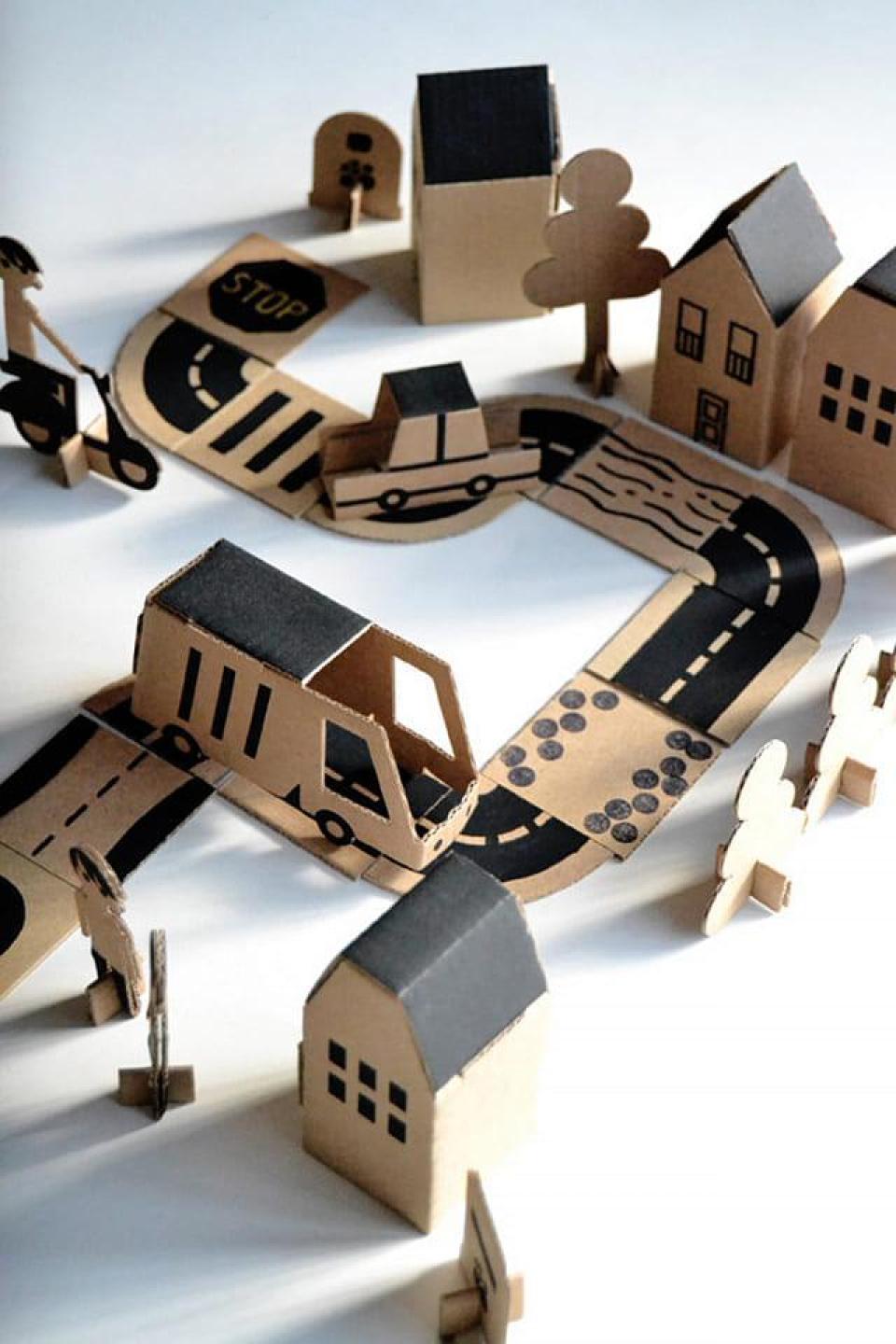 Bloc City из гофрокартона от Milimbo