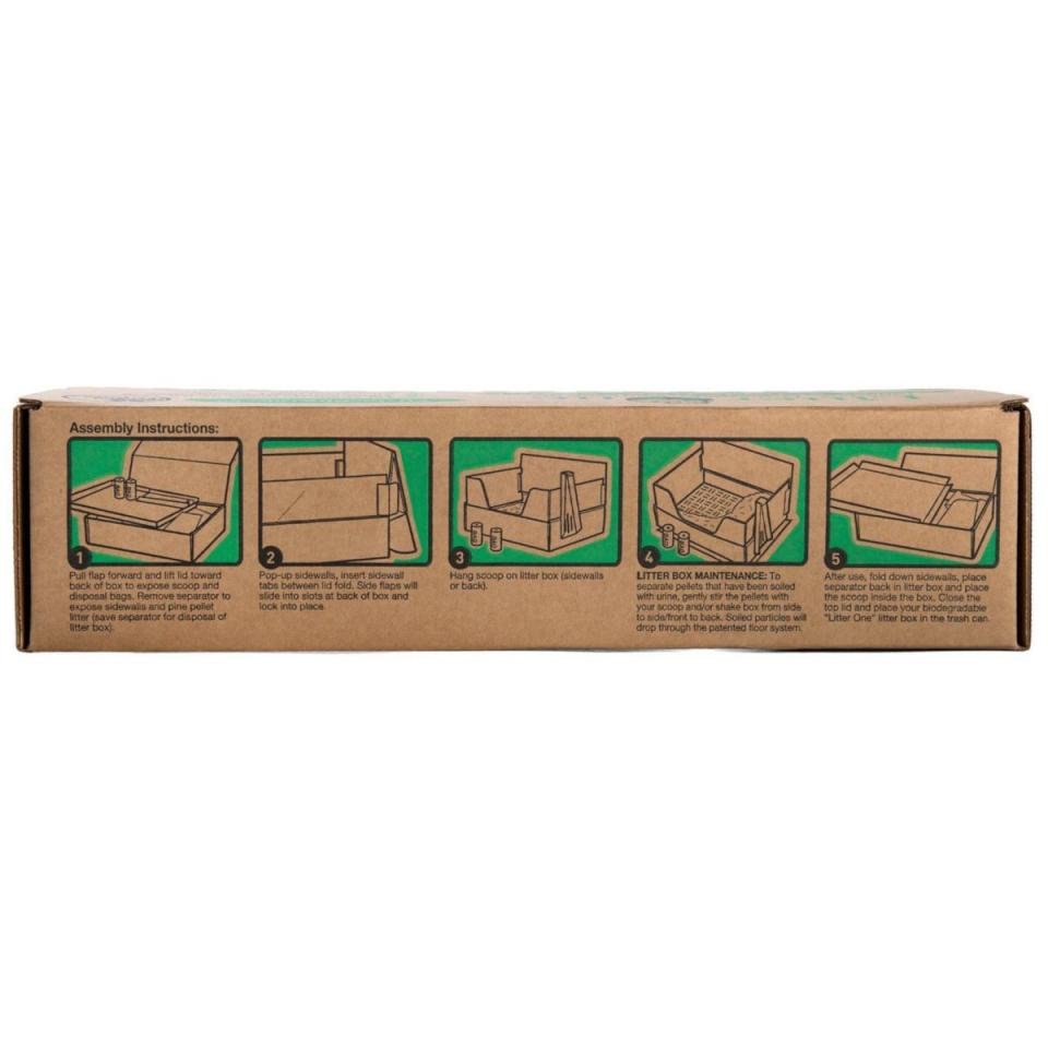 Комплект из гофрокартона Litter One Kit - туалет для кошек