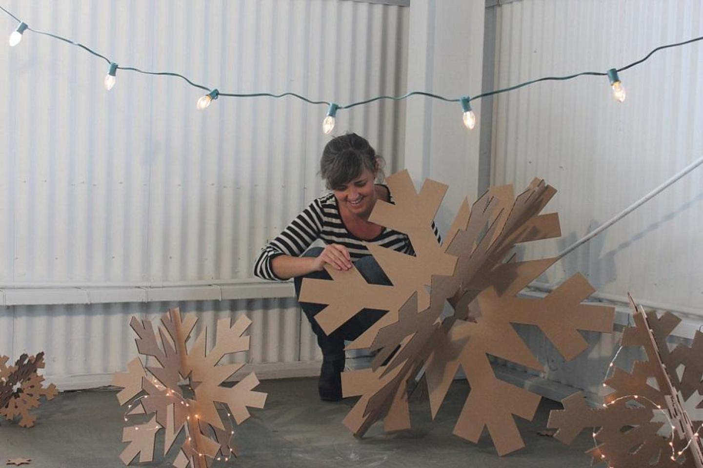 Cardboard Woodland Creatures - картонные звери из Калифорнии