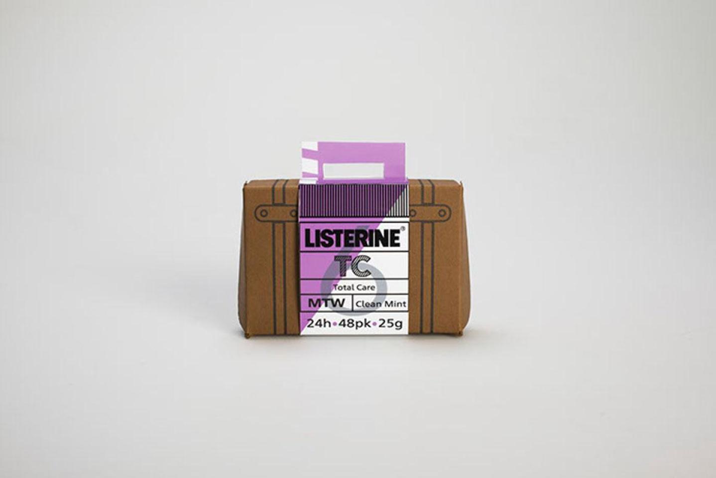 Упаковка для нового ассортимента Listerine Mouthwash
