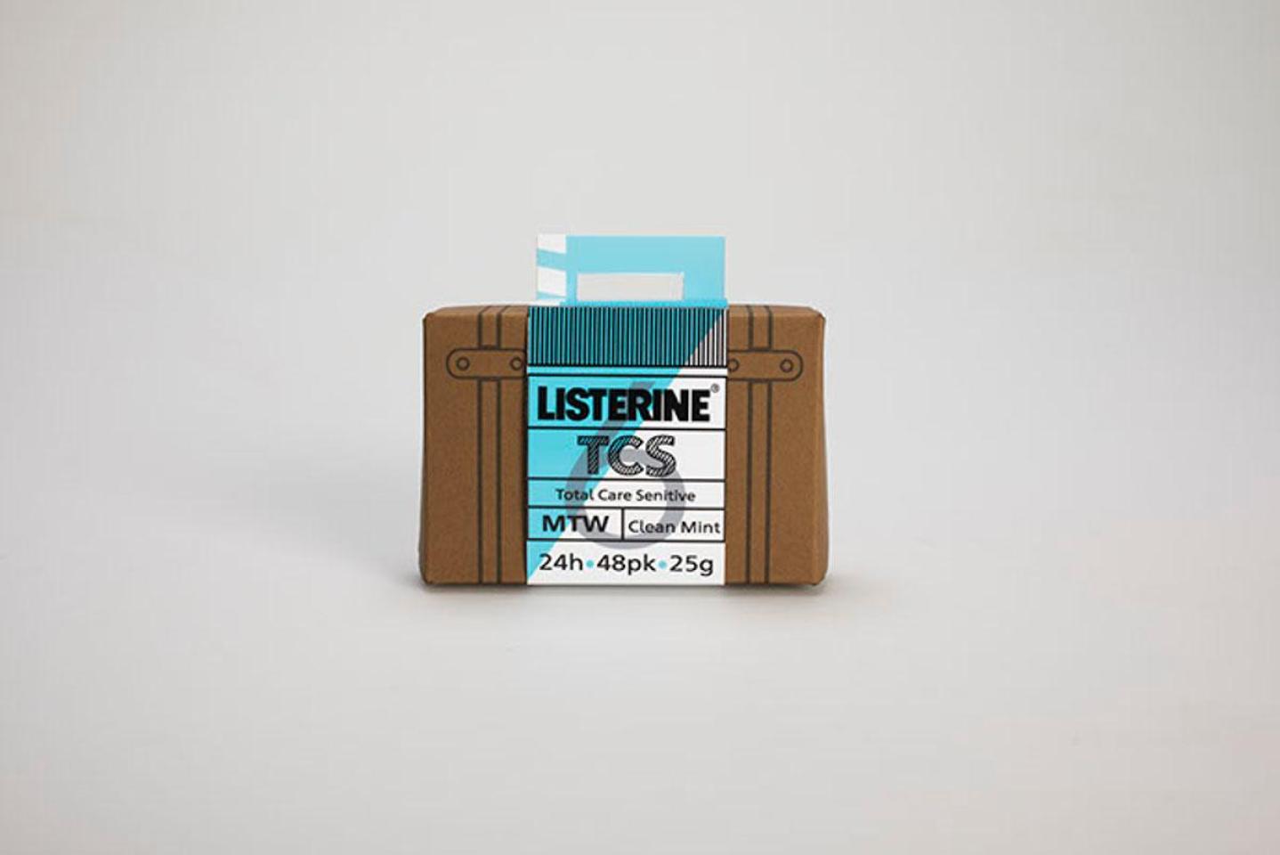 Упаковка для нового ассортимента Listerine Mouthwash