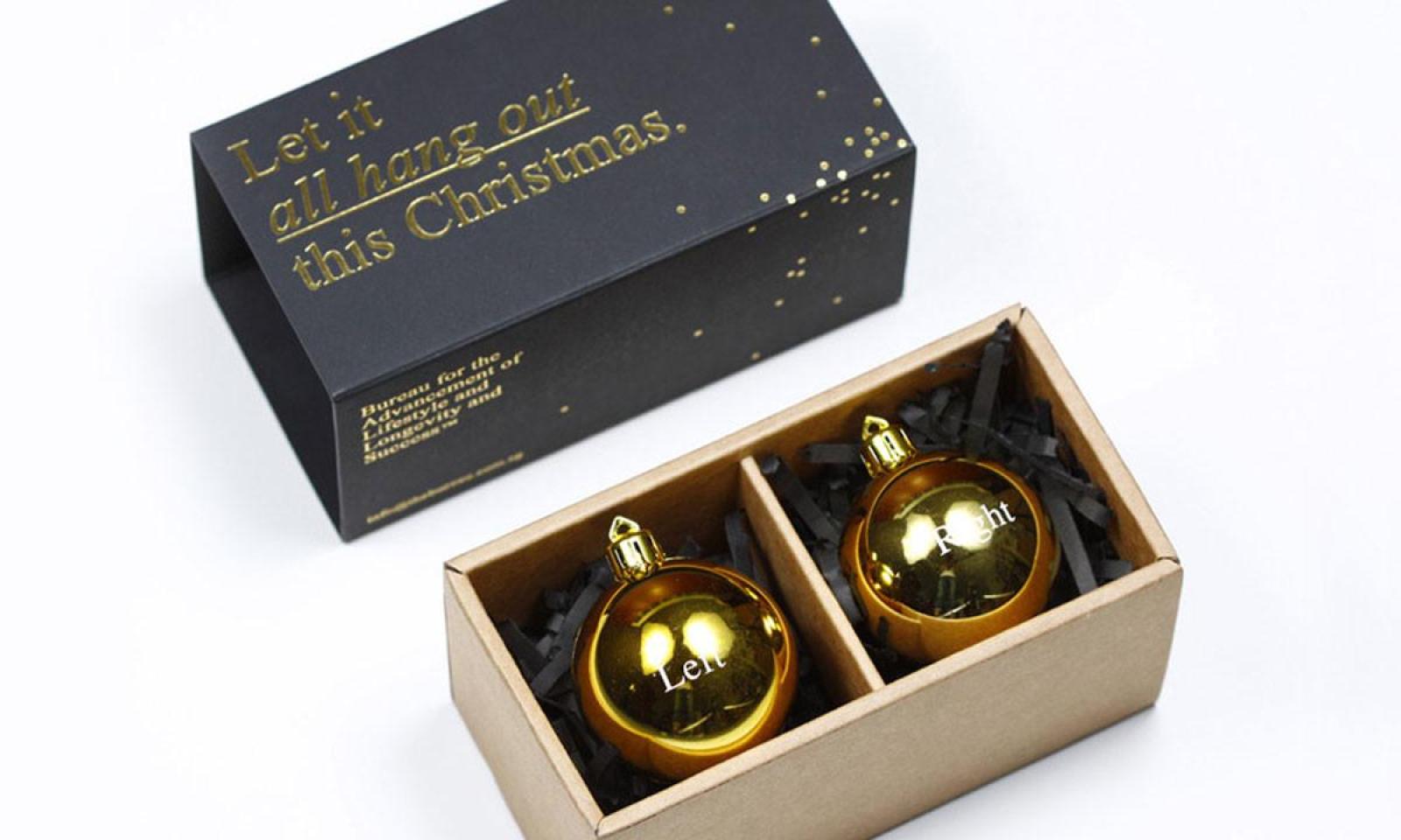 Сувенирная упаковка для елочных шаров Christmas B.A.L.L.S.