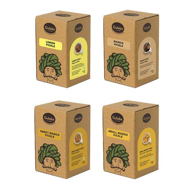 Gulabs - упаковка для индийских продуктов