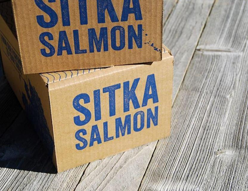 Sitka Salmon Shares - оригинальный дизайн для упаковки лосося