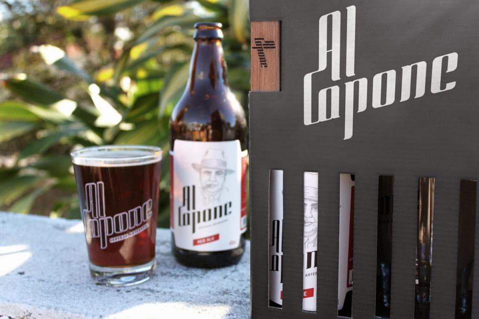 Дизайн упаковки для Al Capone Cerveja Artesanal