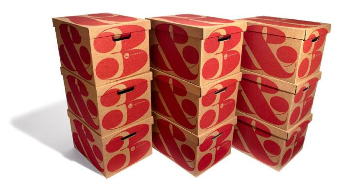House Archive Boxes - Архивные коробки из гофрокартона для дома