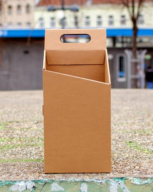 Packtasche велосипедная сумка из гофрокартона