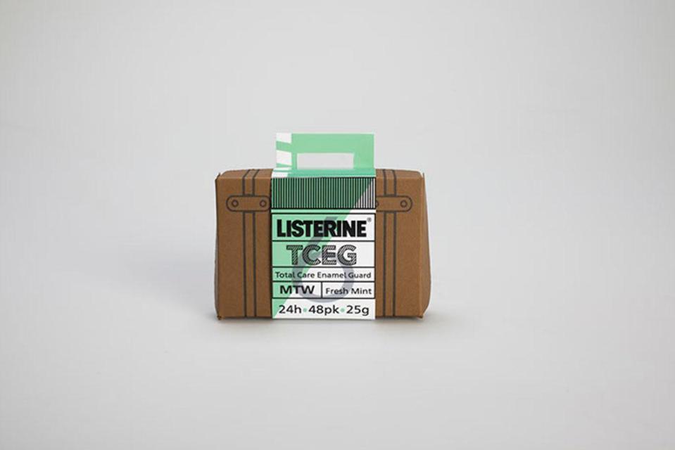 Упаковка для нового ассортимента Listerine Mouthwash