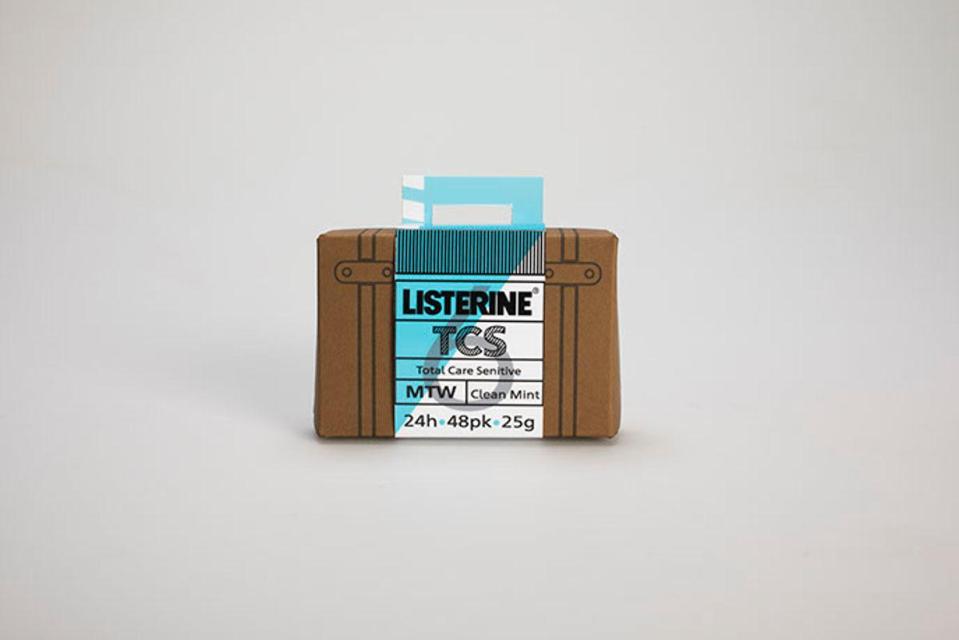 Упаковка для нового ассортимента Listerine Mouthwash