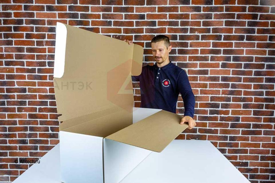 Упаковка типа «самолет» с отрывной линией