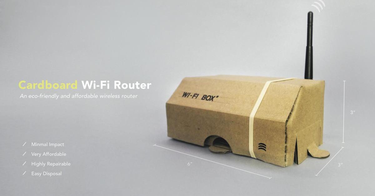 Картонный корпус для Wi-Fi Router