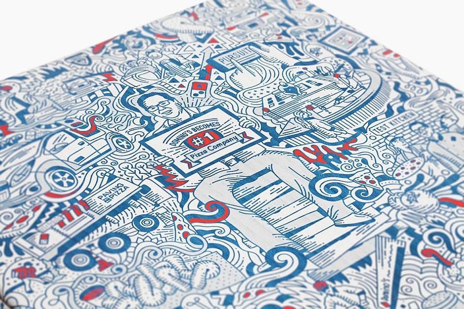 Подарочная коробка для пиццы Domino's