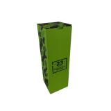 Подарочнка коробка к 23 февраля 100х100х310 Т-24Е (МГК) БЕЛ / БУР с печатью Хаки