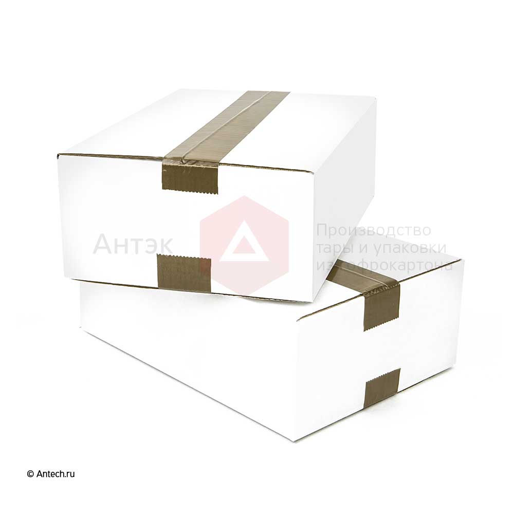 Картонная коробка 310*220*105 Т−24B белый 10