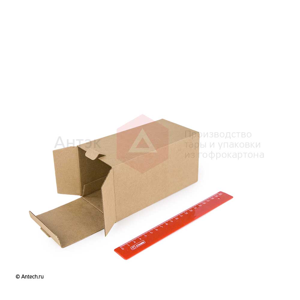 Коробка с крышкой 87*87*175 Т−24B бурый (фото 5) – купить в Москве