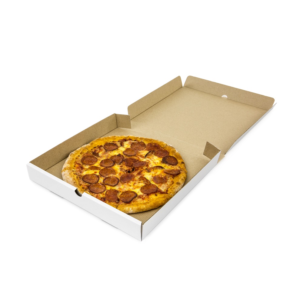 Коробка для пиццы 300*300*40 МГК Т−11E белый/бурый (фото 5) – купить в Москве