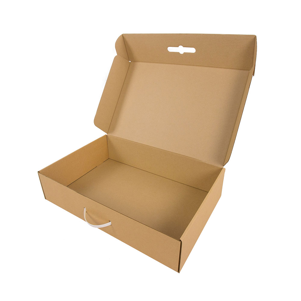 Коробка-чемодан с ручкой 620*420*100 Т−24B бурый (фото 2) – купить в Москве