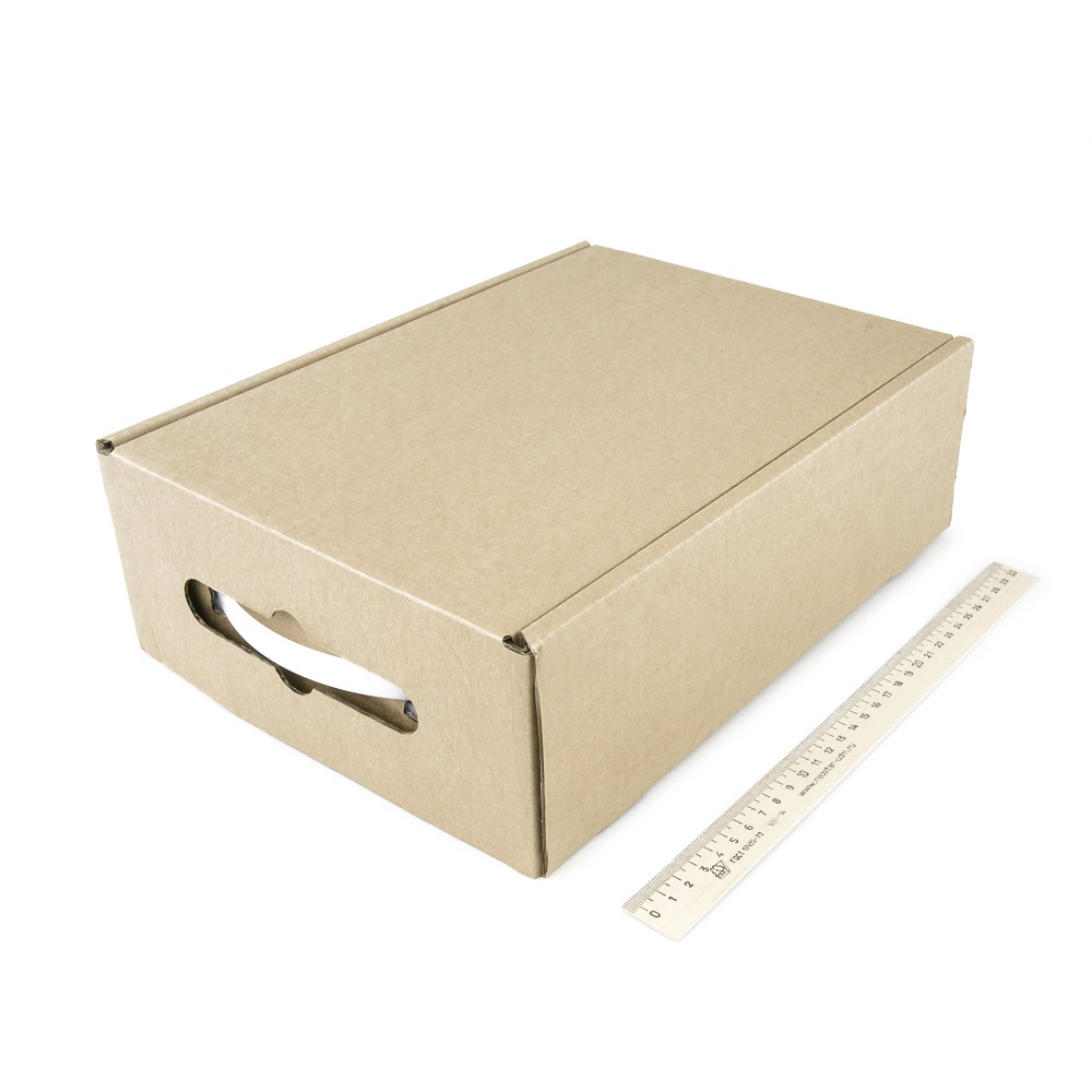 Коробка-чемодан с ручкой 220*320*100 Т−24B бурый 7