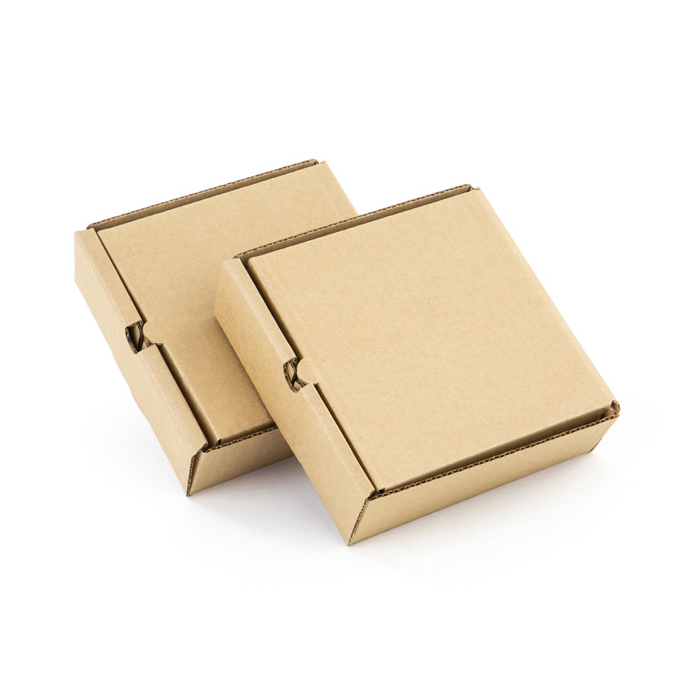 Коробка маленькая с крышкой 150*150*50 Т−24B бурая (фото 8) – купить в Москве