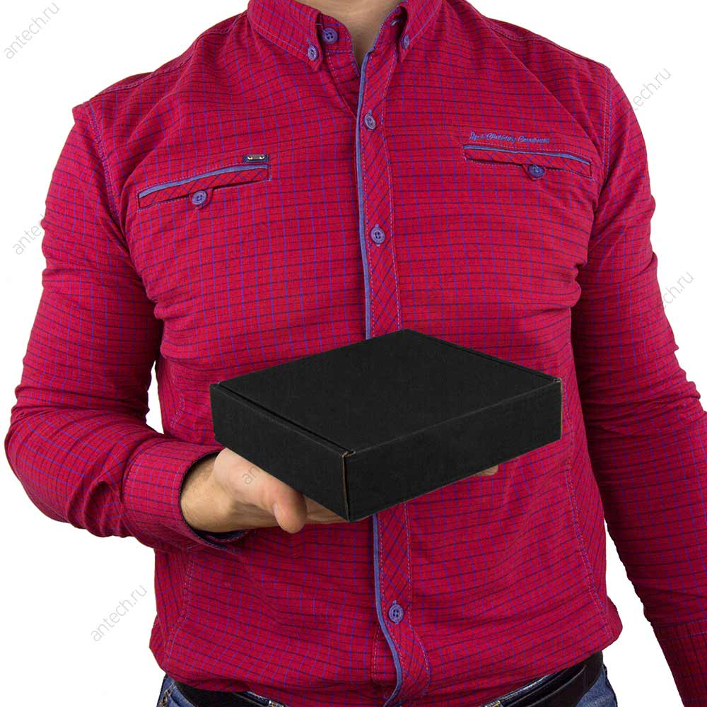 Самосборная коробка 140*140*35 МГК Т−24E черый 5