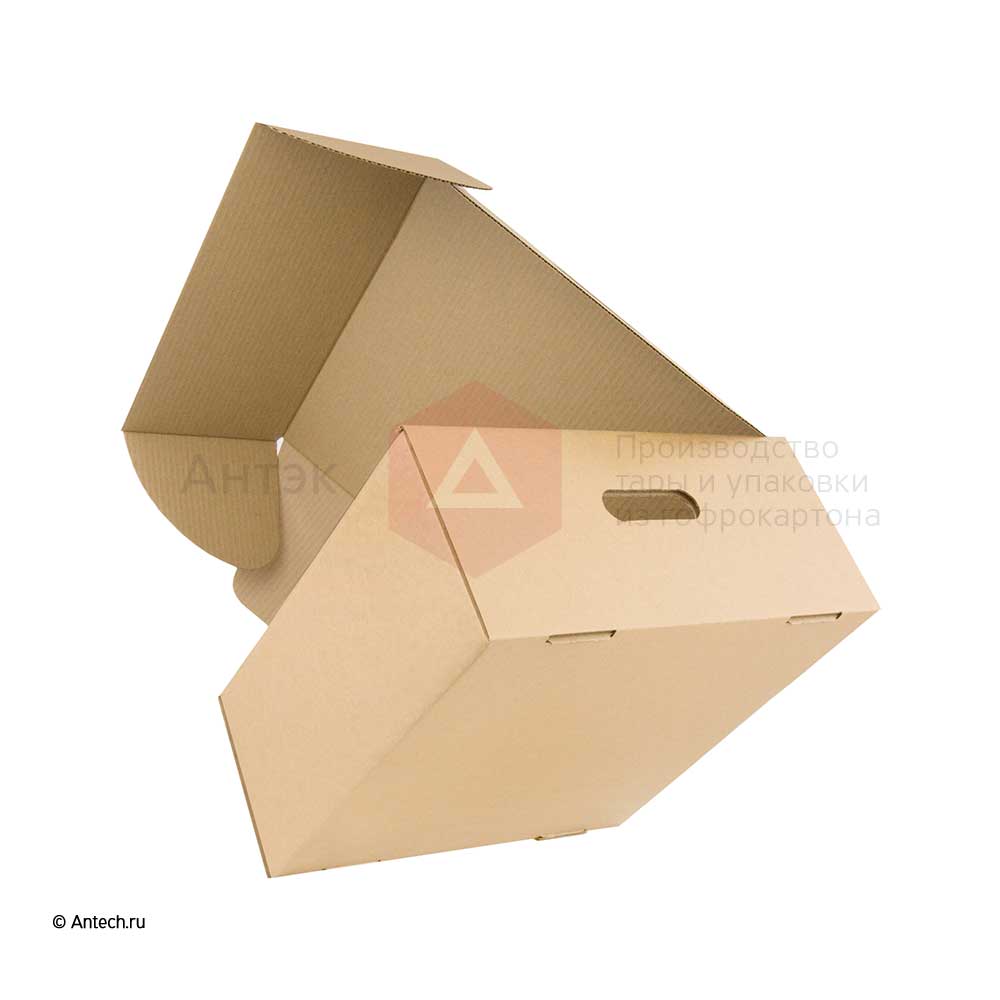 Самосборная коробка 390*390*180 Т−24B бурый (фото 4) – купить в Москве