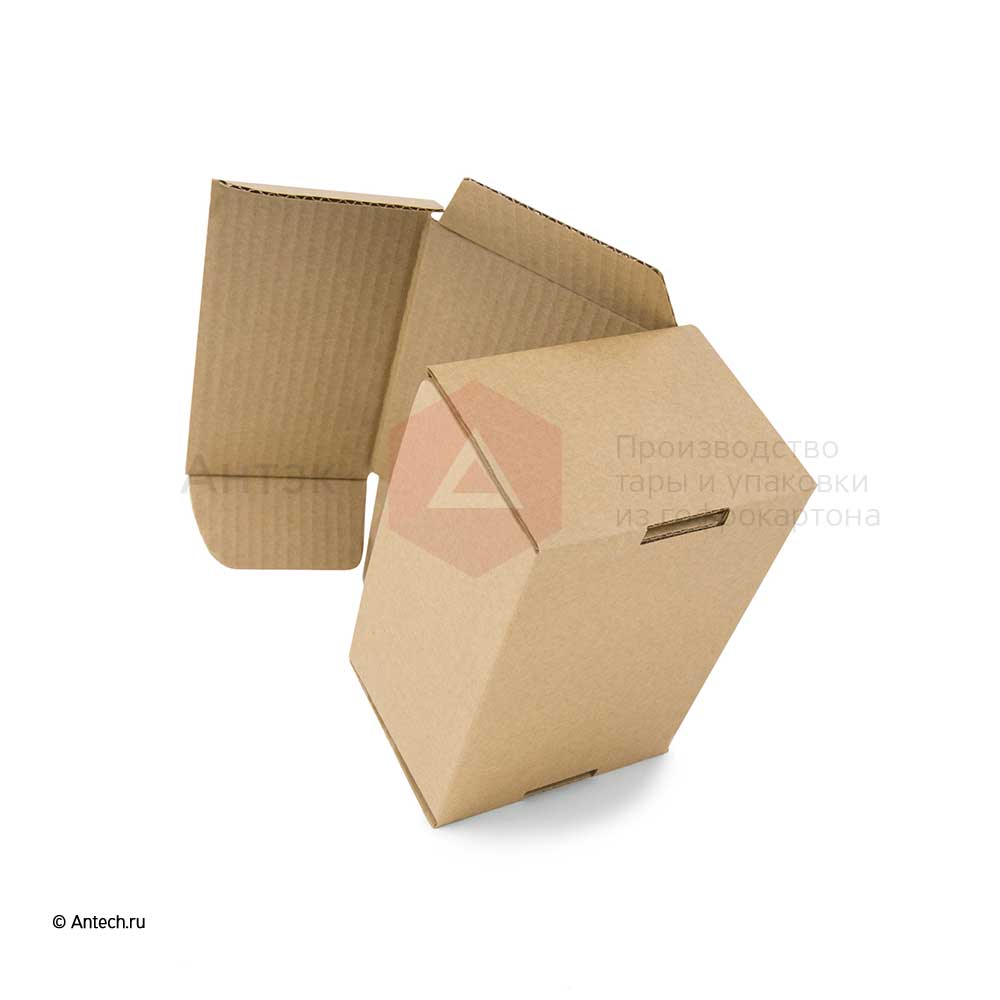 Самосборная коробка 160*120*90 Т−24B бурый (фото 3) – купить в Москве