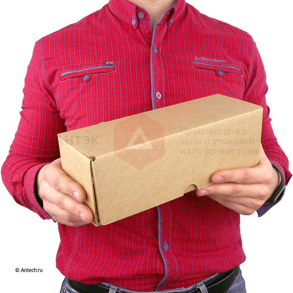 Самосборная коробка 300*150*80 Т−24B бурый (фото 6) – купить в Москве