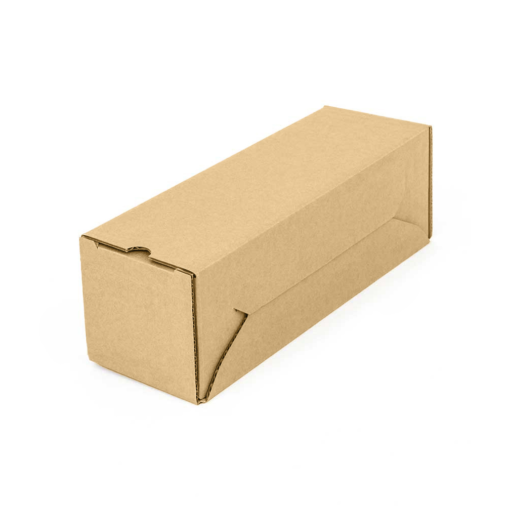 Самосборная коробка 100*100*310 Т−24B бурый (фото 1) – купить в Москве