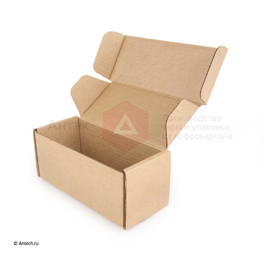 Самосборная коробка-тубус 200*90*90 Т−24B бурый 2
