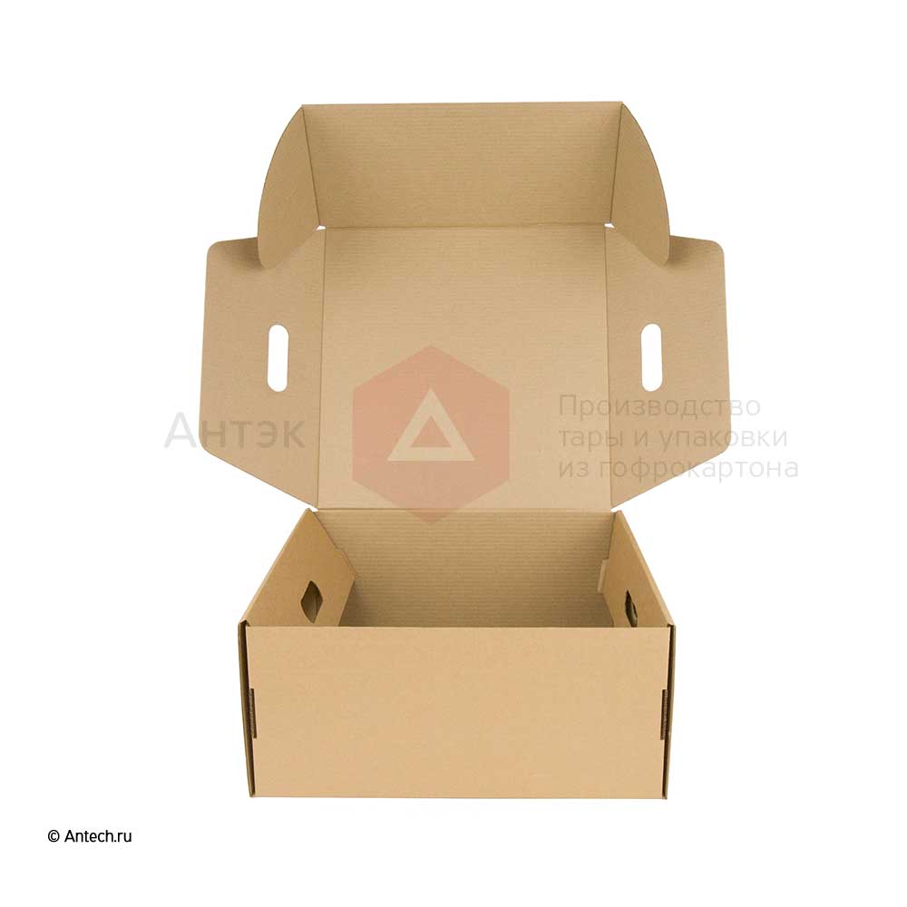 Самосборная коробка 440*440*205 Т−24B бурый (фото 2) – купить в Москве