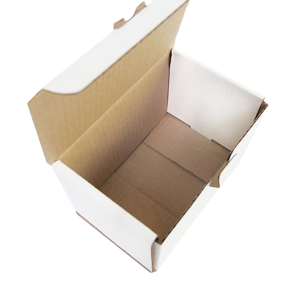 Картонная коробка 150*100*100 Т−24B белый/бурый 4