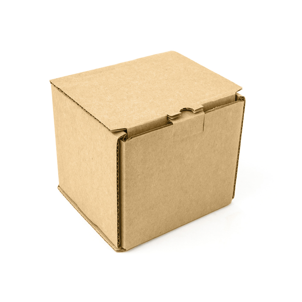 Маленькая картонная коробка 100*100*100 Т−24B бурая (фото 1) – купить в Москве