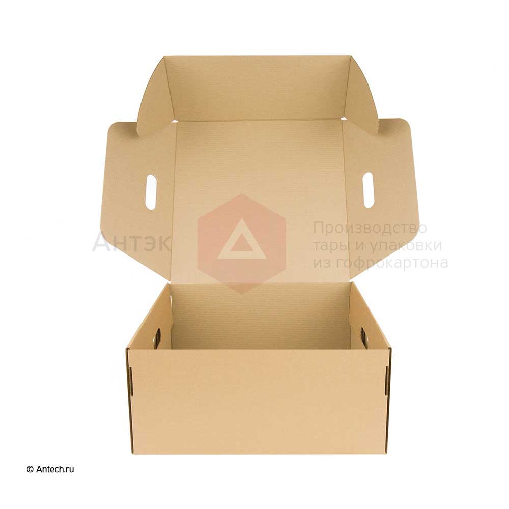 Самосборная коробка 490*490*220 Т−24B бурый (фото 2) – купить в Москве