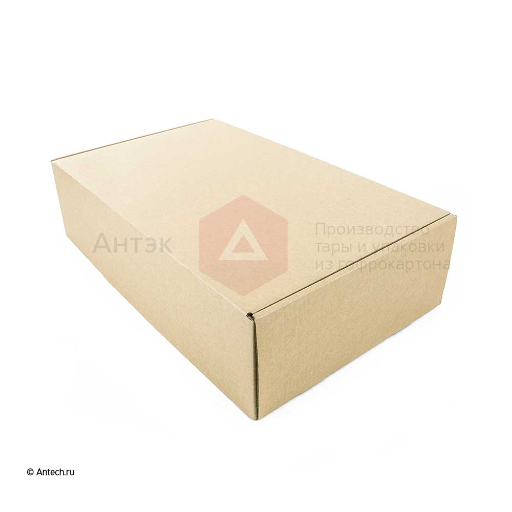 Самосборная картонная коробка 550*350*150 Т−24B бурый (фото 3) – купить в Москве
