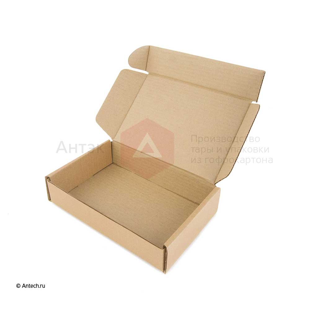 Самосборная коробка 220*150*50 Т−24B бурый (фото 2) – купить в Москве